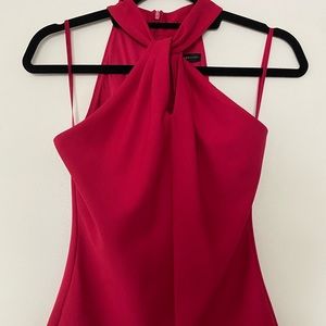 WHITE HOUSE BLACK MARKET HALTER NECK TOP